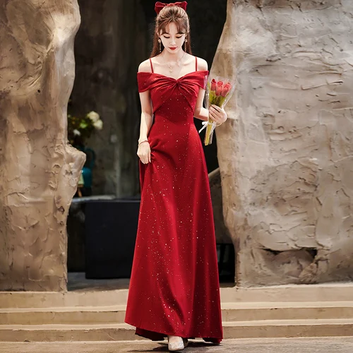 robe de soirée scintillante